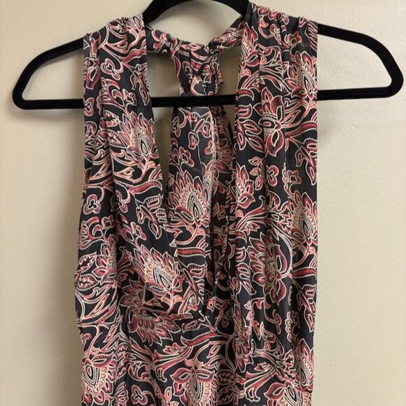 Karma Highway Womens Maxi Halter Dress Size *S Light Flowy Boho Hippie Festival - Picture 2 of 16